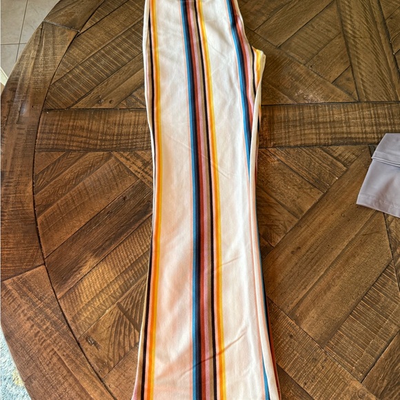 Free People NWT In My Feelings Stripe Slim Flare Crop Pants,sz 2 - Picture 4 of 13